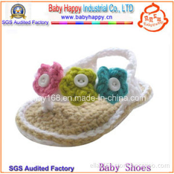 Hand Corchet Funny Soft Baby Sandals